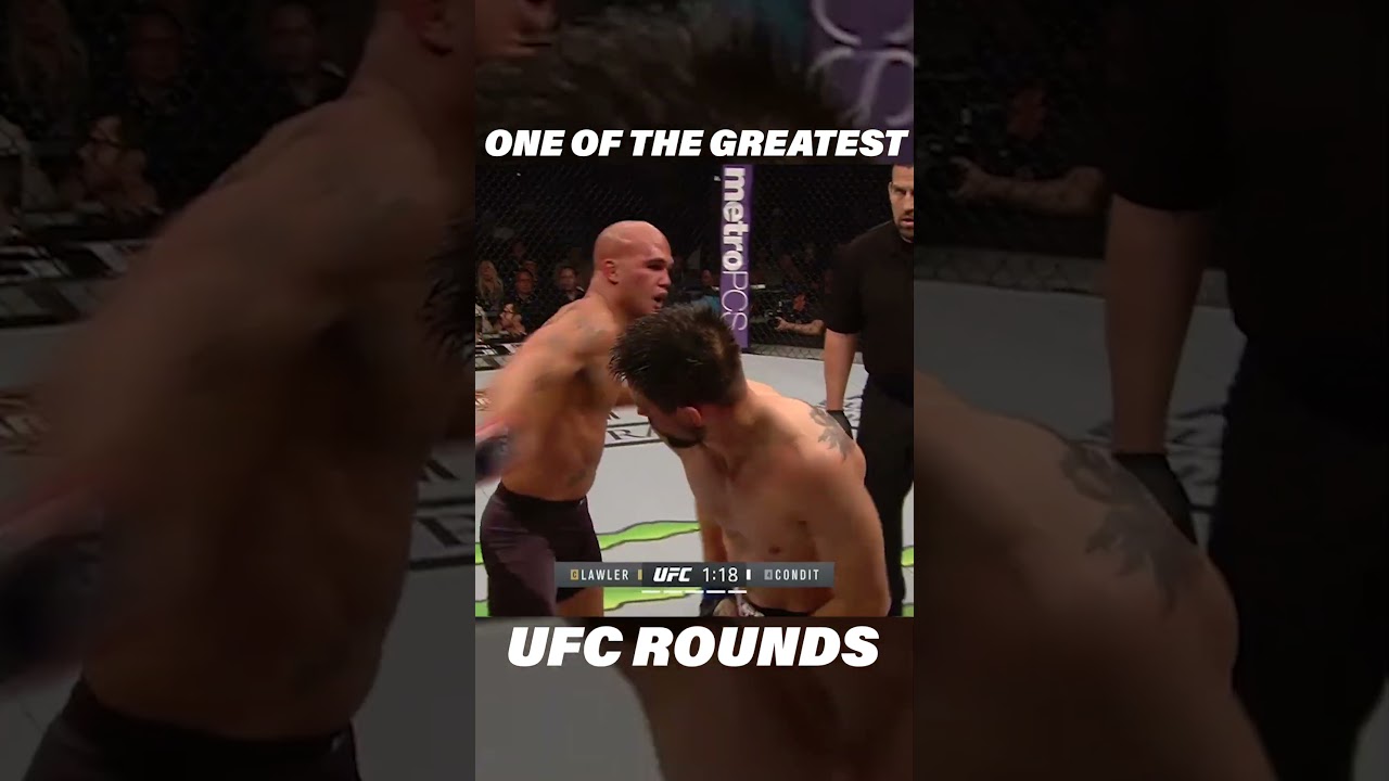 Lawler vs Condit: Greatest UFC Round of All Time?? #mma #shorts