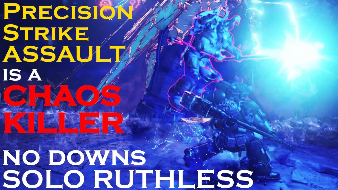 Space Marine 2 // Precision Strike Assault is a Chaos Killer - Solo Ruthless, No Incapacitations