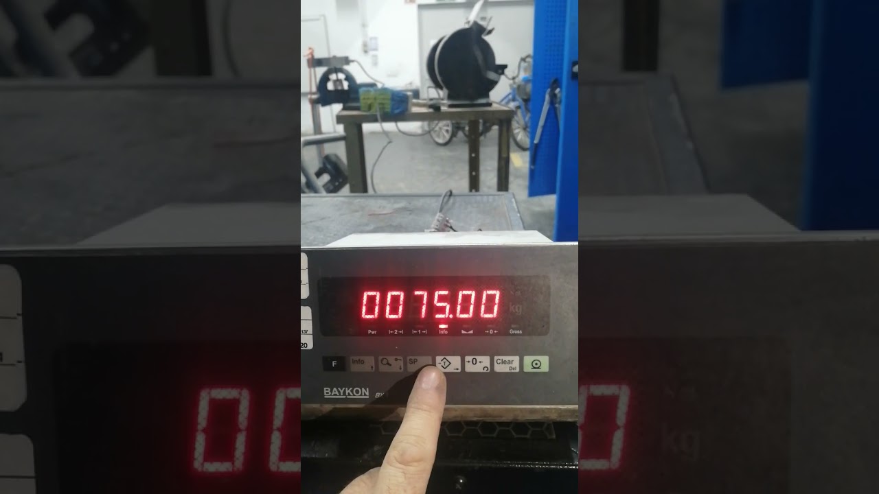 Baykon BX1 yük kalibrasyonu