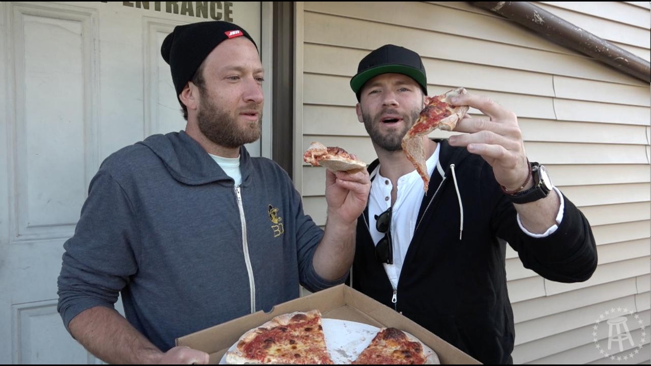 Barstool Pizza Review = Santarpio's Pizza (Boston, MA) With Special Guest Julian Edelman