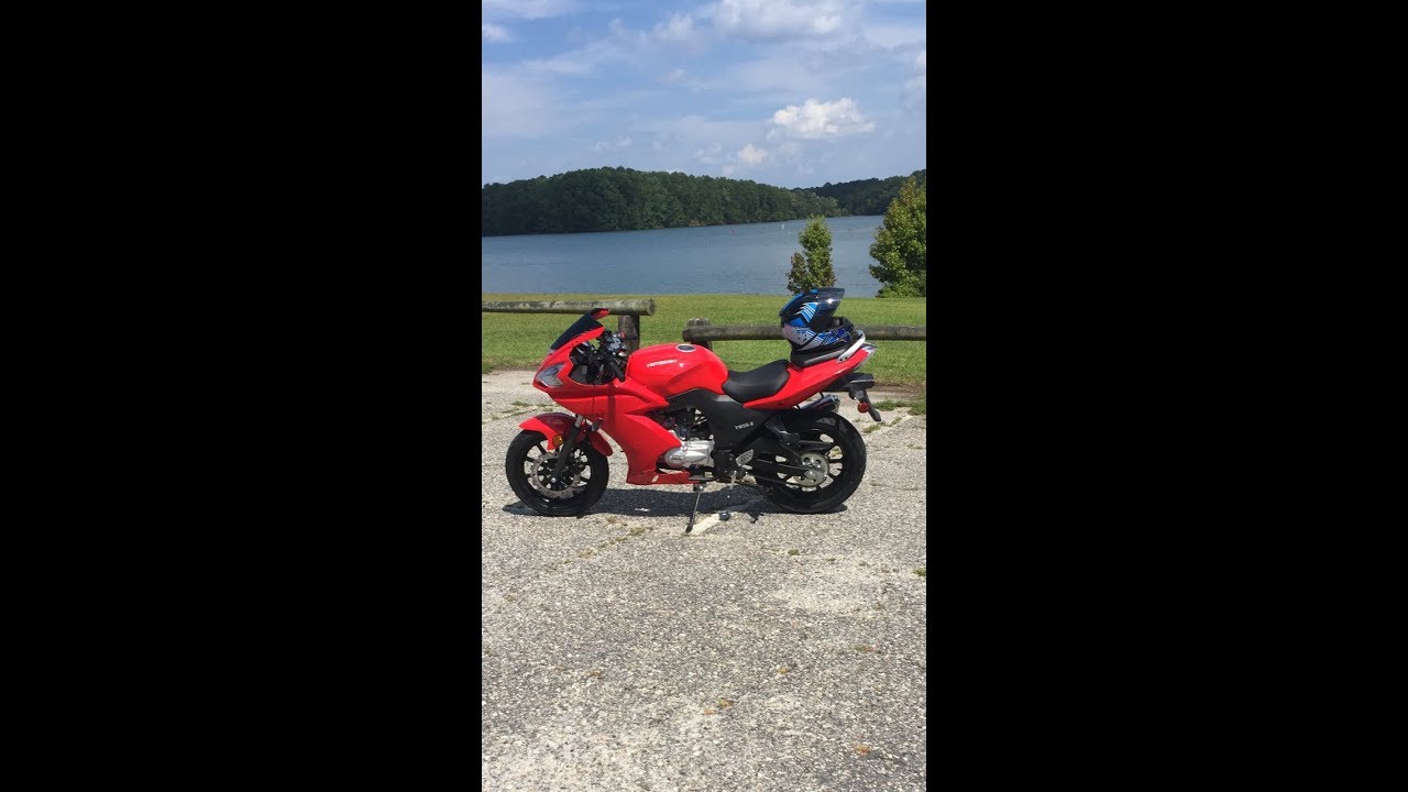 Yamasaki YM50-9 50cc 4-speed Manual Streetbike Overview and Ride (GA, USA)