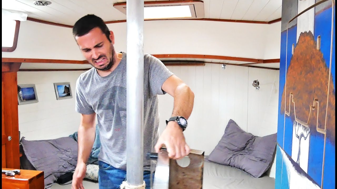Taking Apart Our Marine Stove - Why Isn't It Working??!! (MJ Sailing - Ep 110)