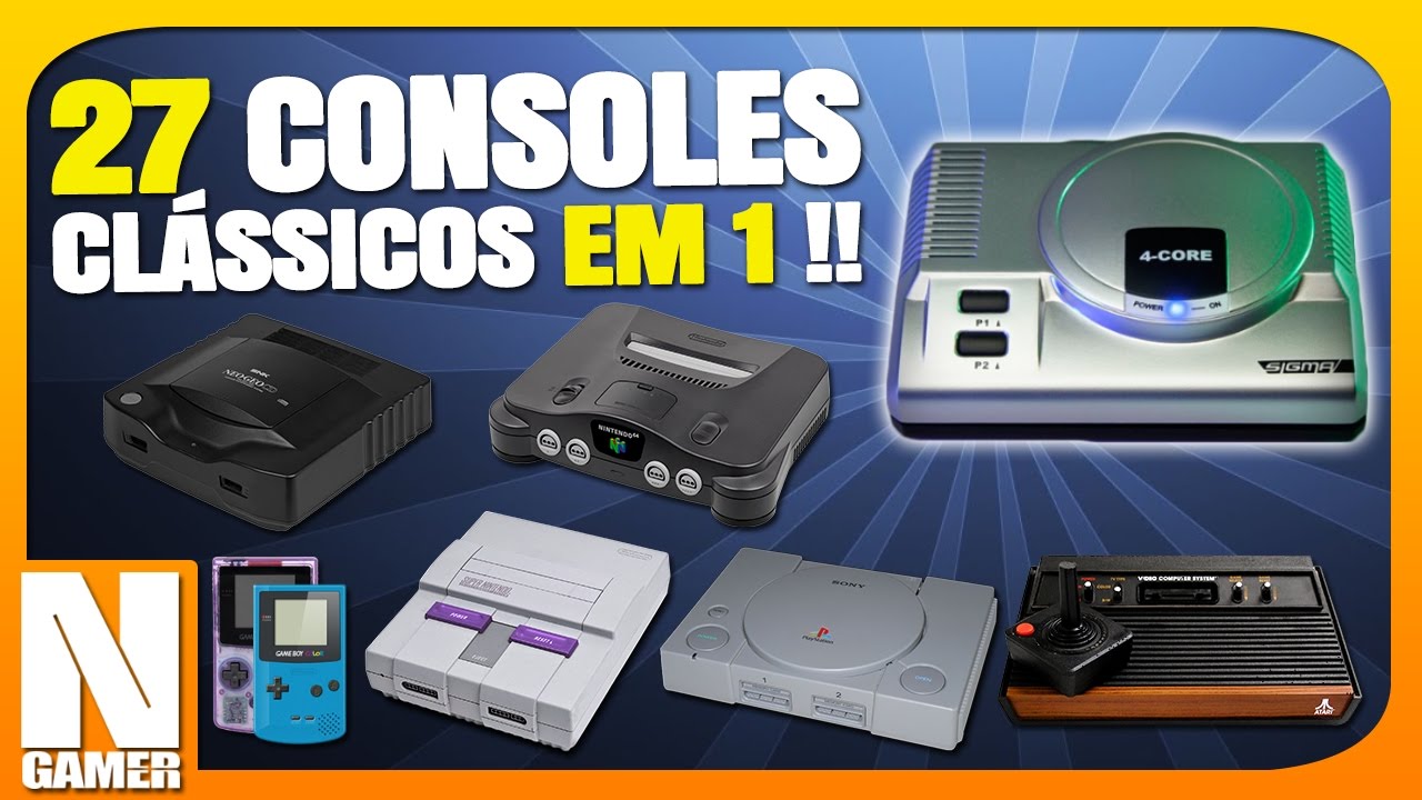 Mais de 20 Consoles Clássicos em 1 ? Esse é o RetroSigma !! - Noberto Gamer