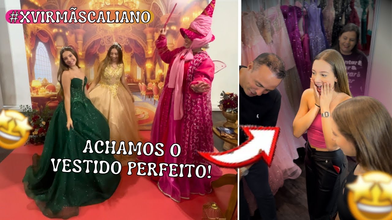 ESCOLHENDO OS VESTIDOS DA NOSSA FESTA DE 15!