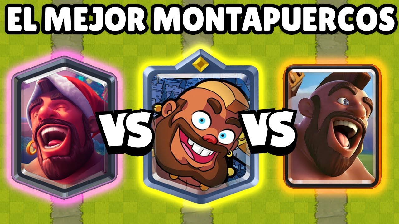 CUAL ES EL MEJOR MONTAPUERCOS? | EVOLUCION DEL MONTAPUERCOS | CLASH ROYALE