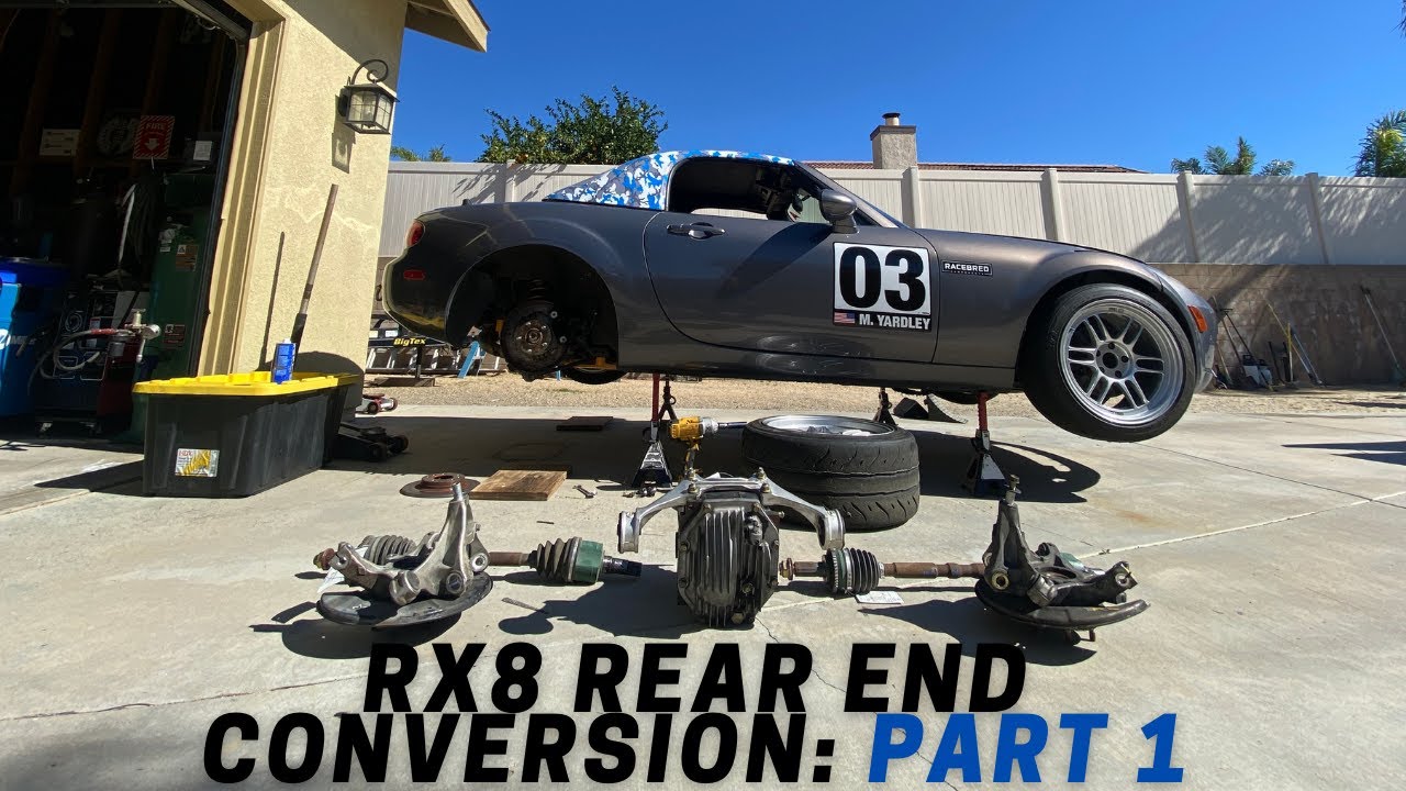 Converting my 2.5 Swap NC to use RX8 rear end parts