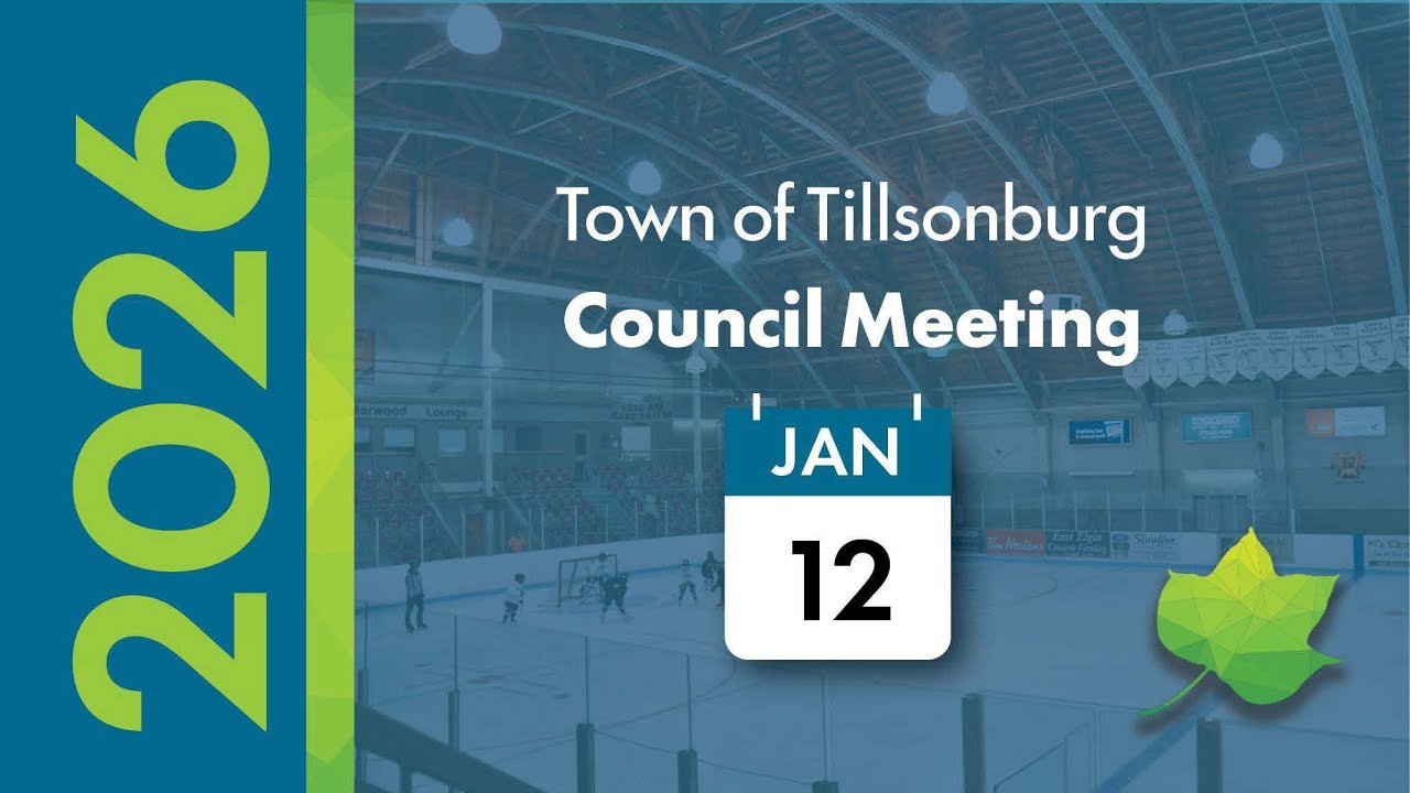 Tillsonburg Town Council Meeting - January 12, 2026