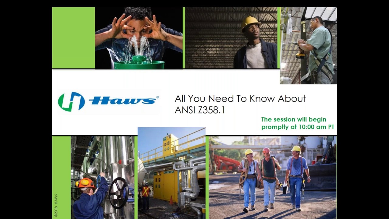WEBINAR: Your Simplified Guide to ANSI Z358.1
