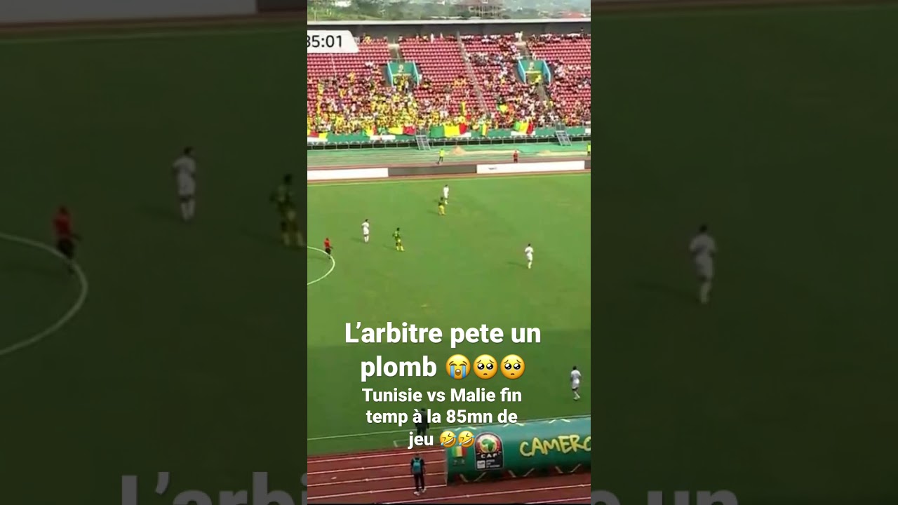 Tunisie vs Mali 0/1 le match prend fin a la 85mn 🤣🤣