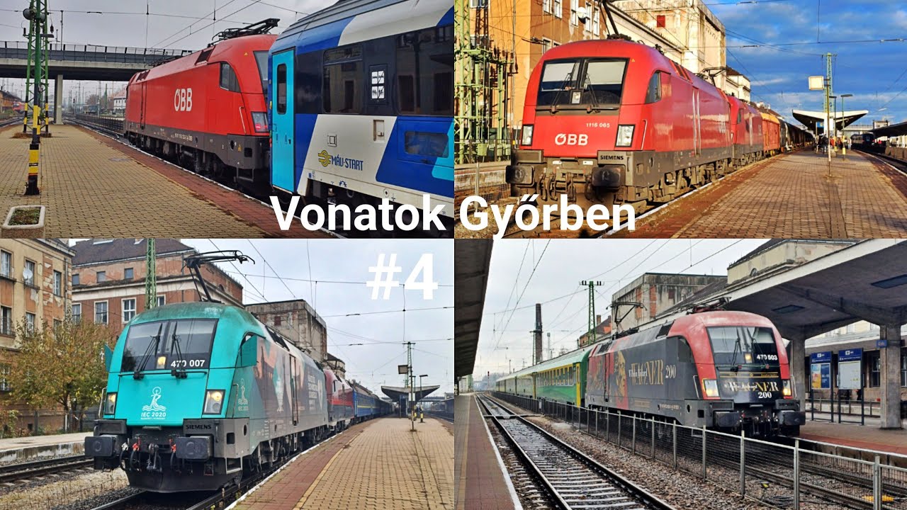 2024. 12. 07. Vonatok Győrben / Züge in Gyoer 4.