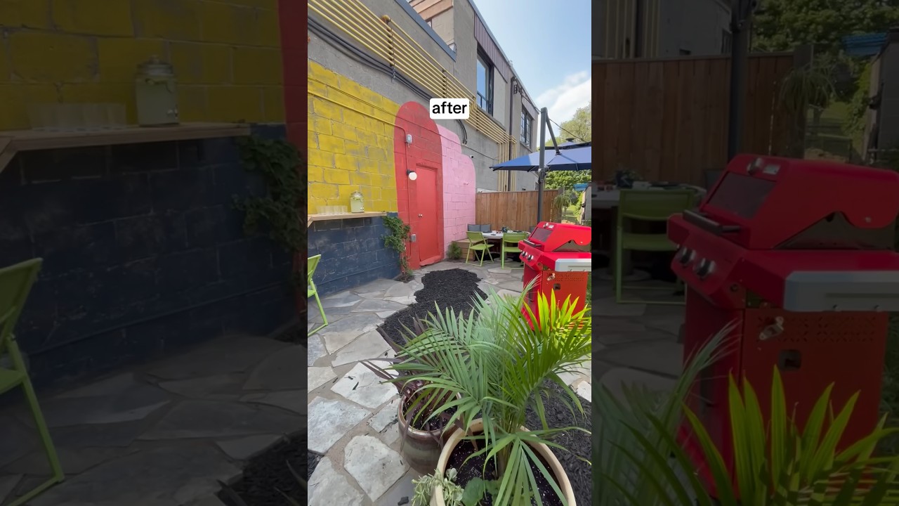 actually EXTREME backyard makeover | start to finish #diy #design #backyardmakeover #makeover ver