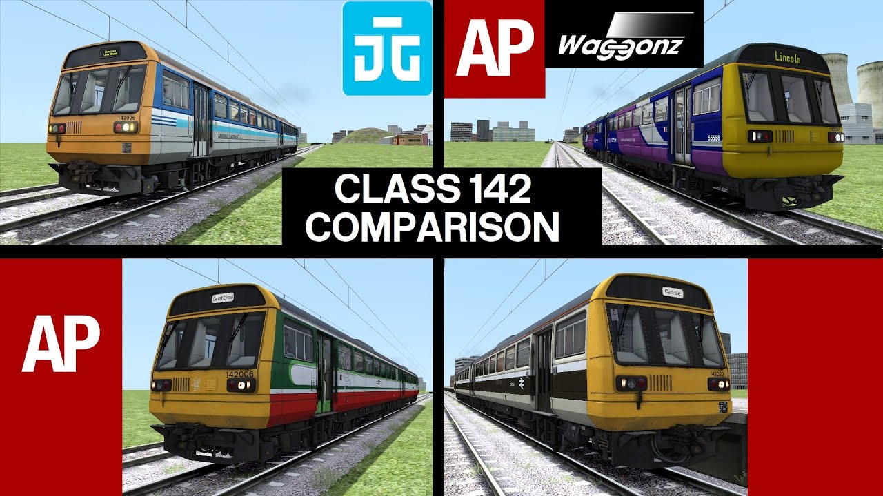 Class 142 Comparison - DTG and AP Vol 1 & 2 - Train Simulator Classic
