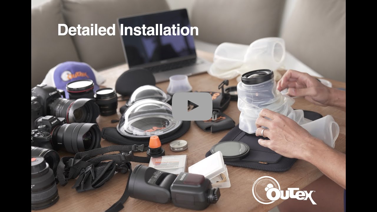 Outex Underwater Housing System - Detailed Installation Instructions for Pro Kit + Flash