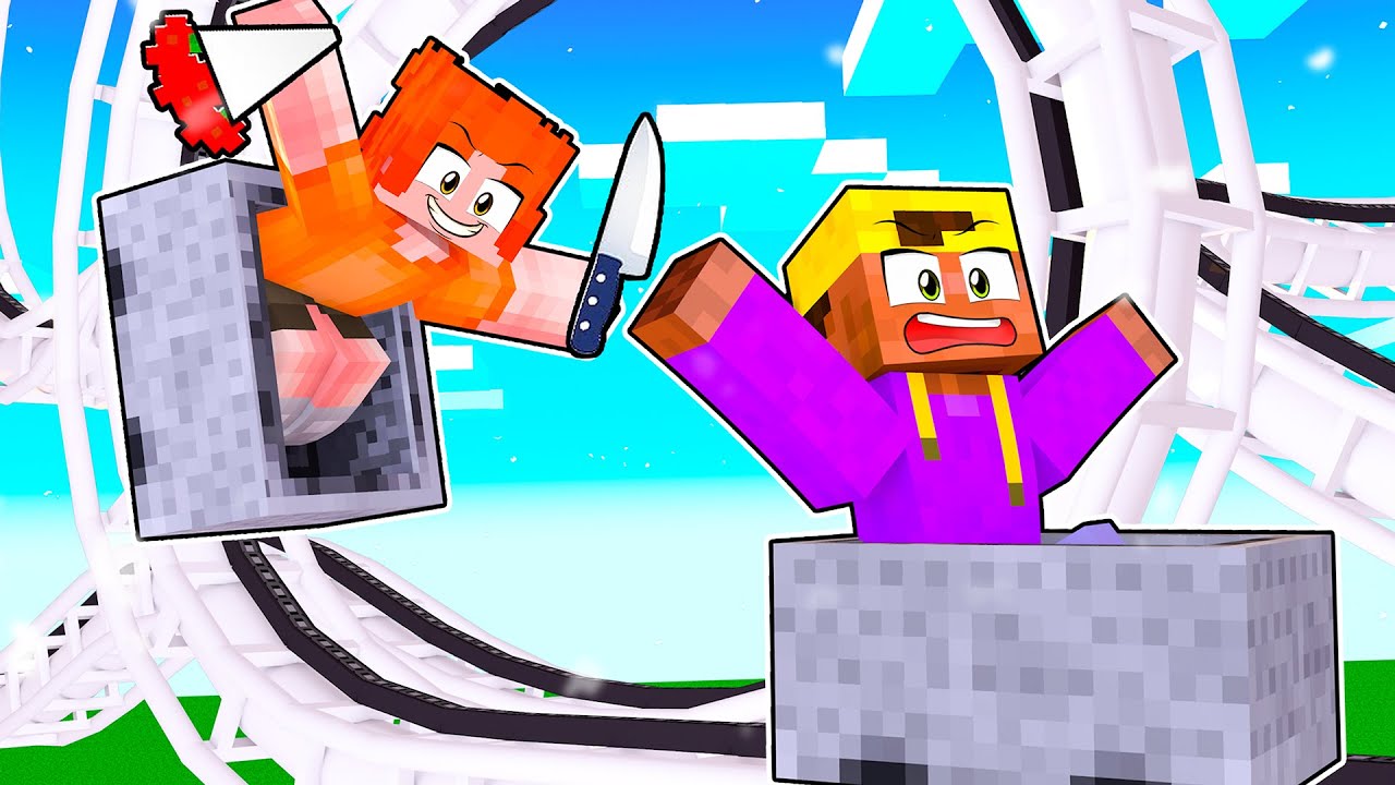NOOB vs PRO ACHTERBAHN BAU CHALLENGE in Minecraft!