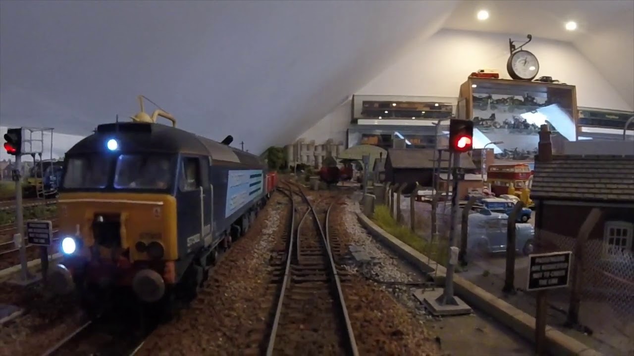 Large 40ft loft layout OO gauge model railway