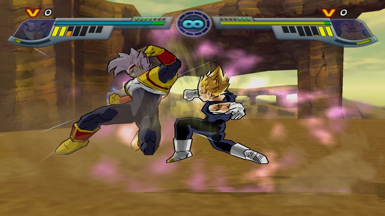 Super Baby 2 VS Vegeta (CPU VS CPU) - Dragon Ball Z Infinite World