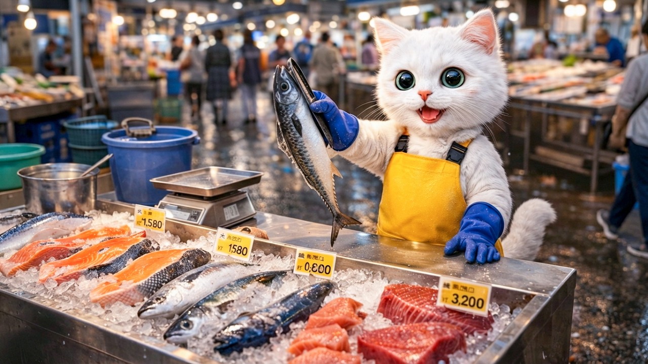 【魚屋ショガ🐾】朝イチ海鮮マーケット！新鮮おさかな入荷しました🐟✨