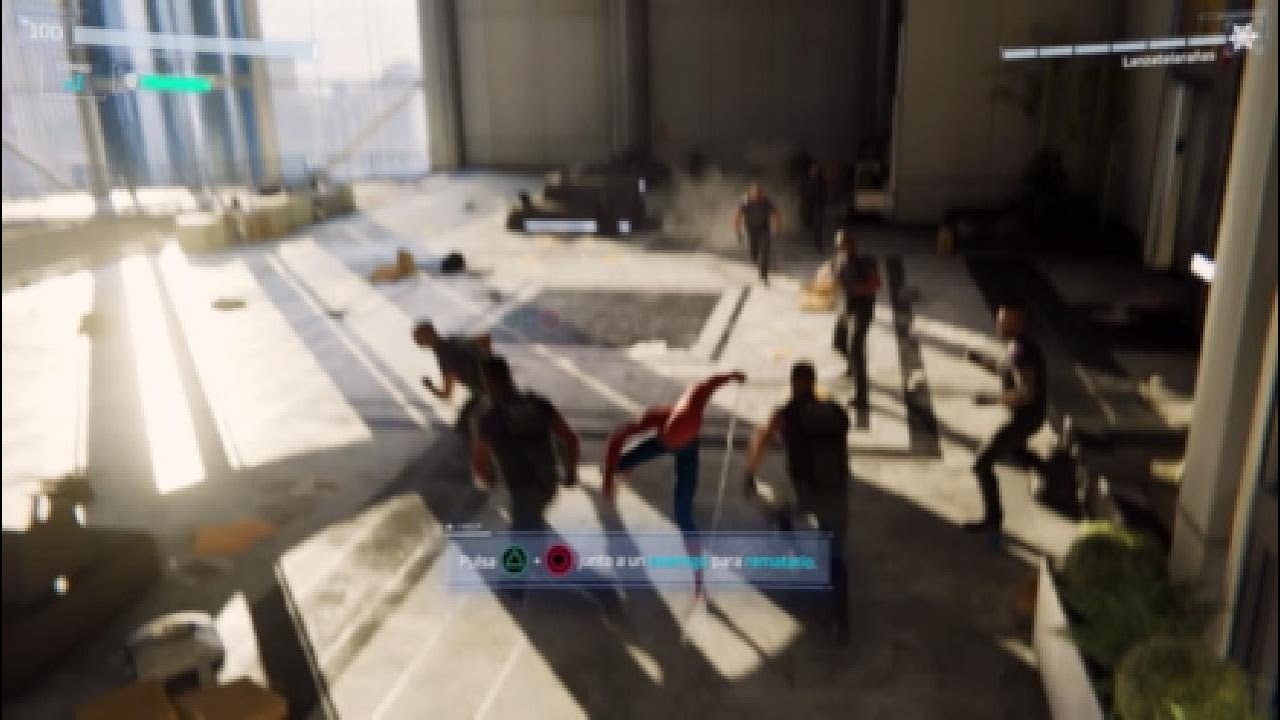 Marvel Spider-Man Infiltandome en el edificio