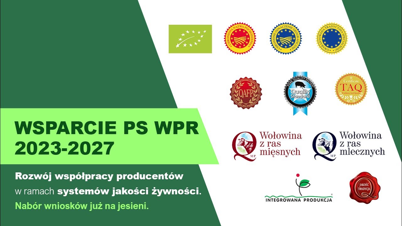 To się Opłaca - Wsparcie PS WPR 2023-2027 - Rozwój współpracy producentów w ramach jakości żywności