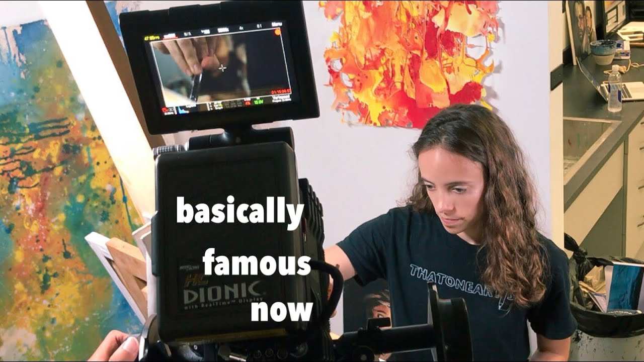 Art College Vlog 31 | I'M A MOVIE STAR (not really)
