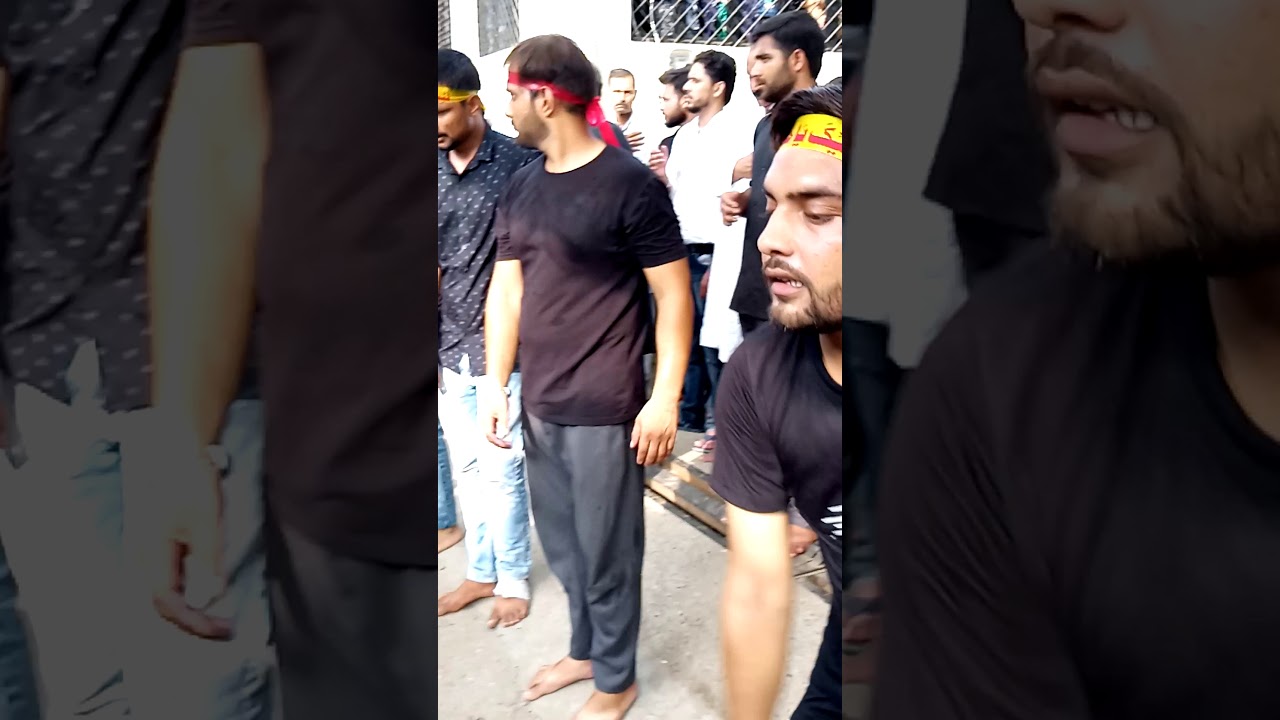 8 moharram jalloos in Sandhawali sadat muzaffarnagar