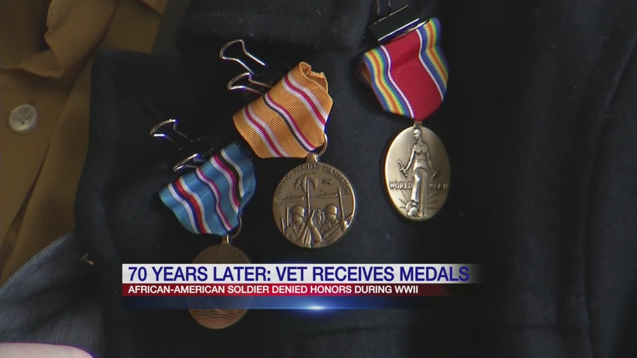 Black veteran receives long awaited WWII honors