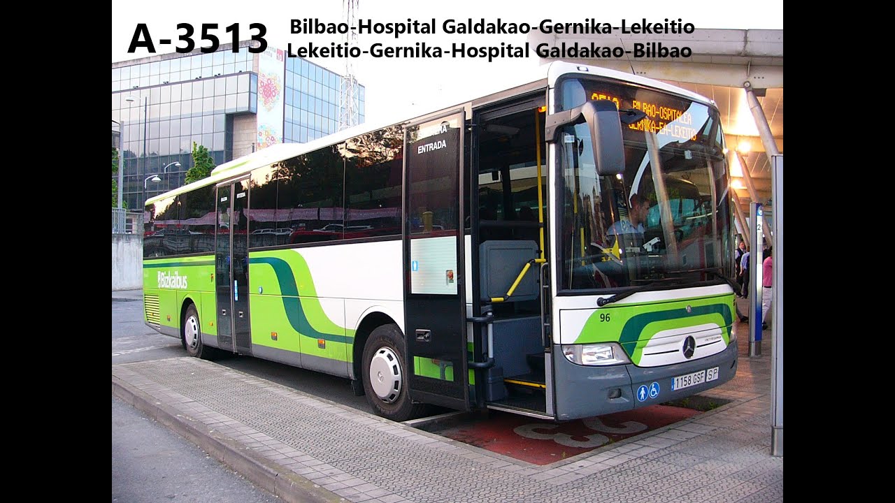 Bizkaibus. Linea A-3513 Bilbao - Hospital Galdakao - Gernika - Lekeitio. Ida Y Vuelta