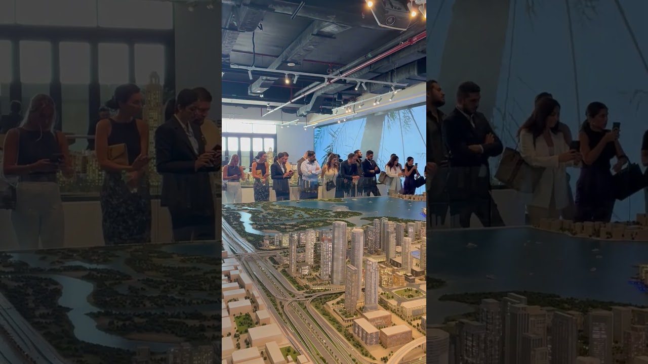 Emaar New Launch Dubai Creek Harbour 💙 #luxuryliving #realestate #burjkhalifa #talleststructure