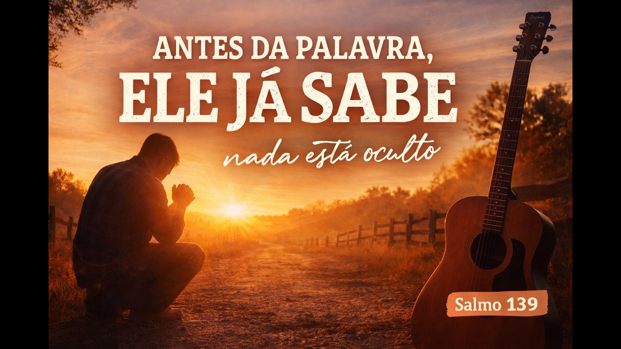 ANTES DA PALAVRA, ELE JÁ SABE | Salmo 139|Sertanejo Gospel
