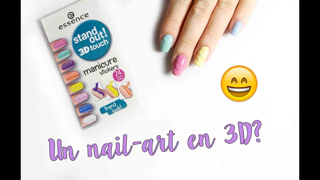 Crash test : Un nail art en 3D?