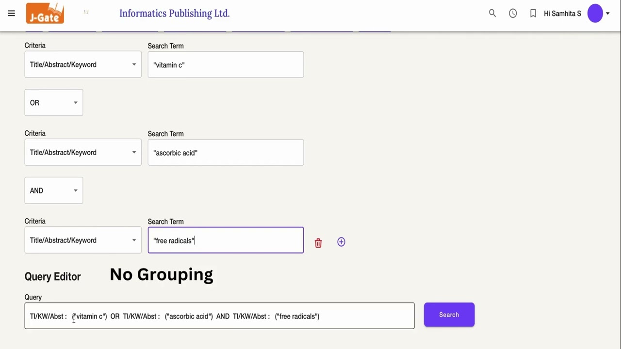 J Gate SearchBuilder Tutorial