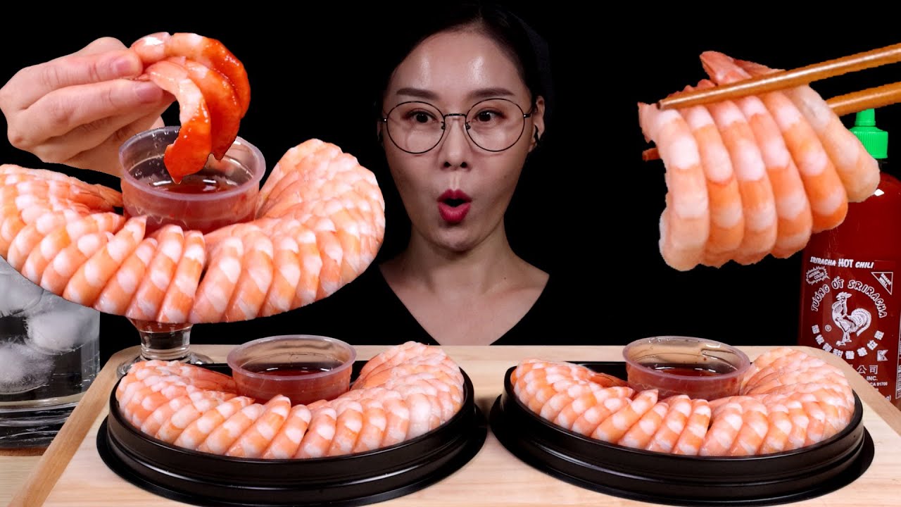 SUB)MUKBANG 탱글새우 이마트 
