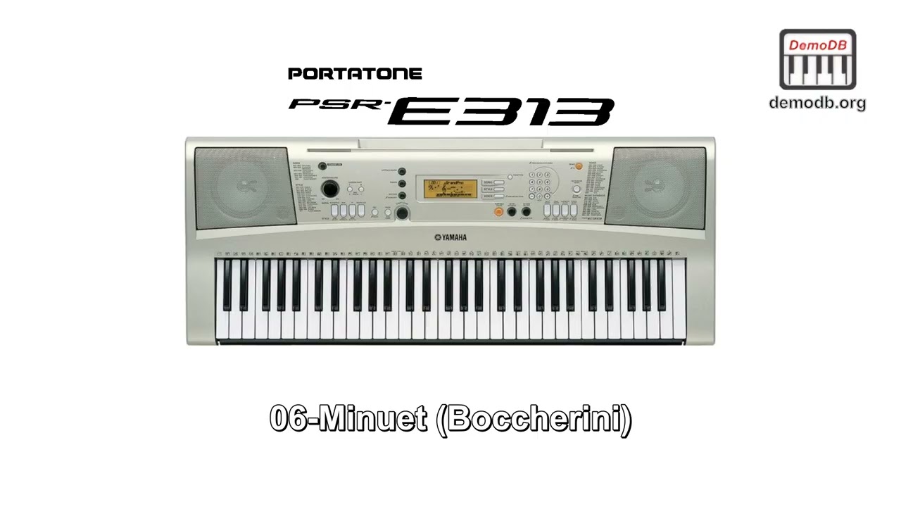 Yamaha PSR-E313 Demo Songs Part1[01-50]