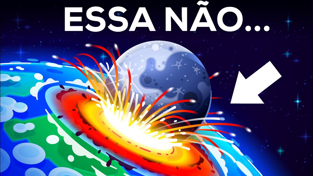 O que acontece se a Lua colidir com a Terra?