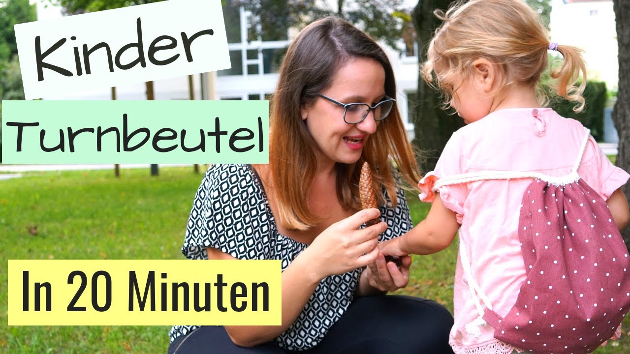 DIY Turnbeutel nähen - Nähanleitung OHNE Schnittmuster