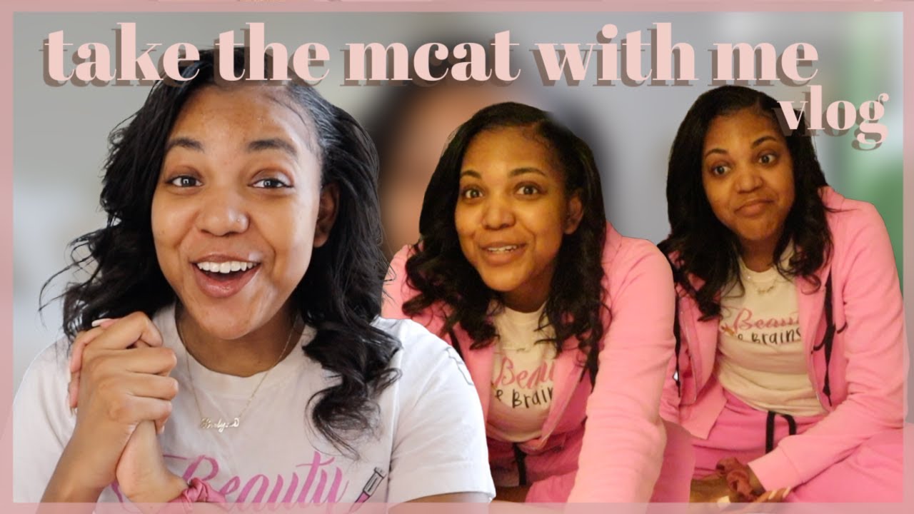 take the MCAT with me! | test day vlog | Beauty and Brains