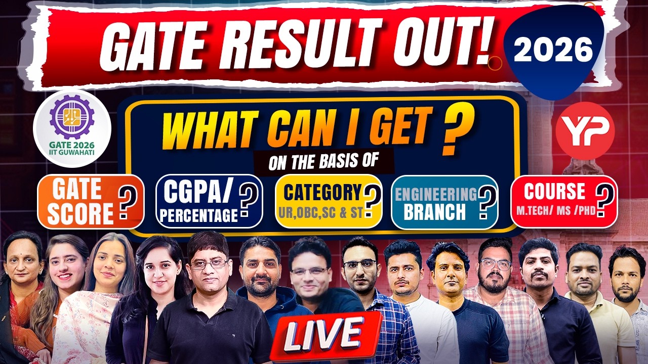 Know your opportunities as GATE 2026 Result Out 🎉 | GATE Score, CGPA, category | Post GATE Guidance