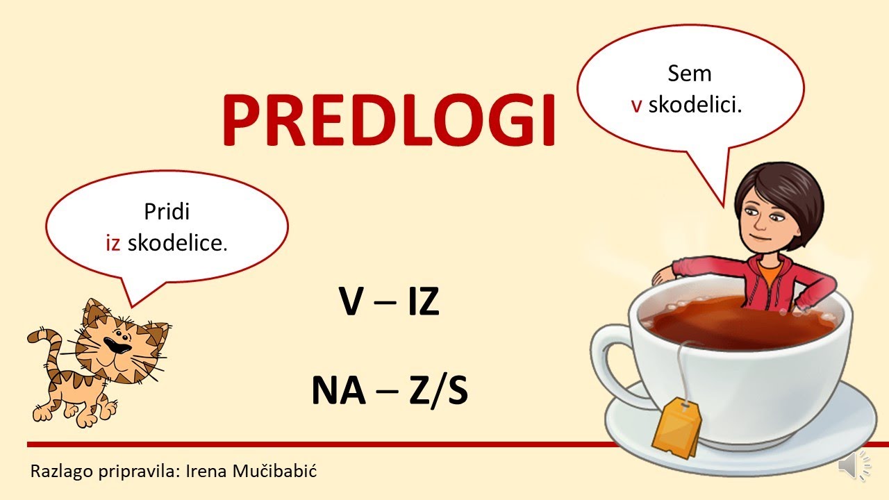 Predlogi v, iz, na, z s