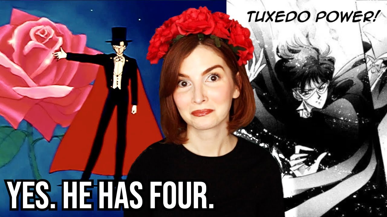Does Tuxedo Mask have a transformation sequence? YES. He has FOUR.