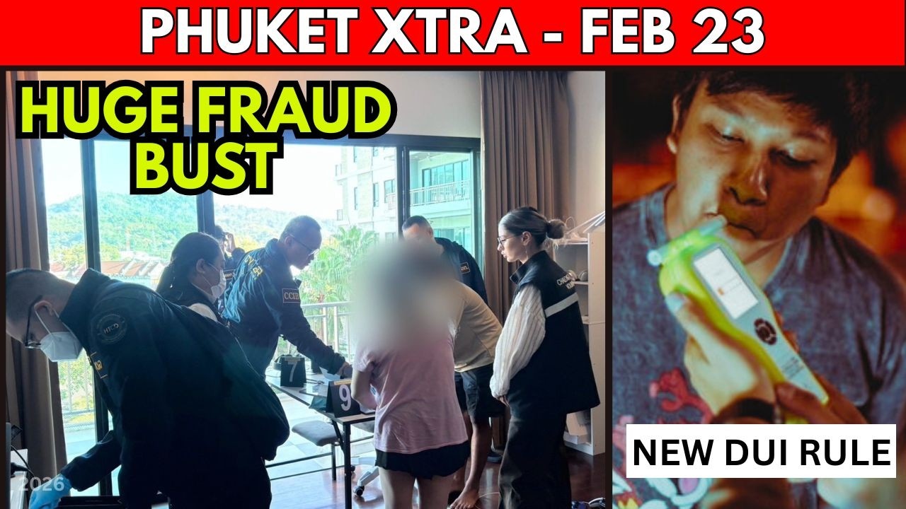 B10 Billion Ponzi Suspect Caught In Chalong, Refusing Breath Test Now A Crime || Thailand News
