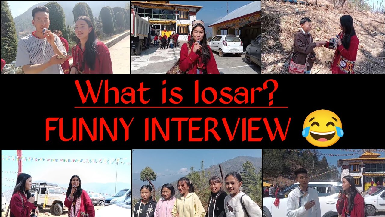 LOSAR INTERVIEW ll funny moments😅with friends and family ll #monpa #arunachalpradesh #vlog #vlogger 