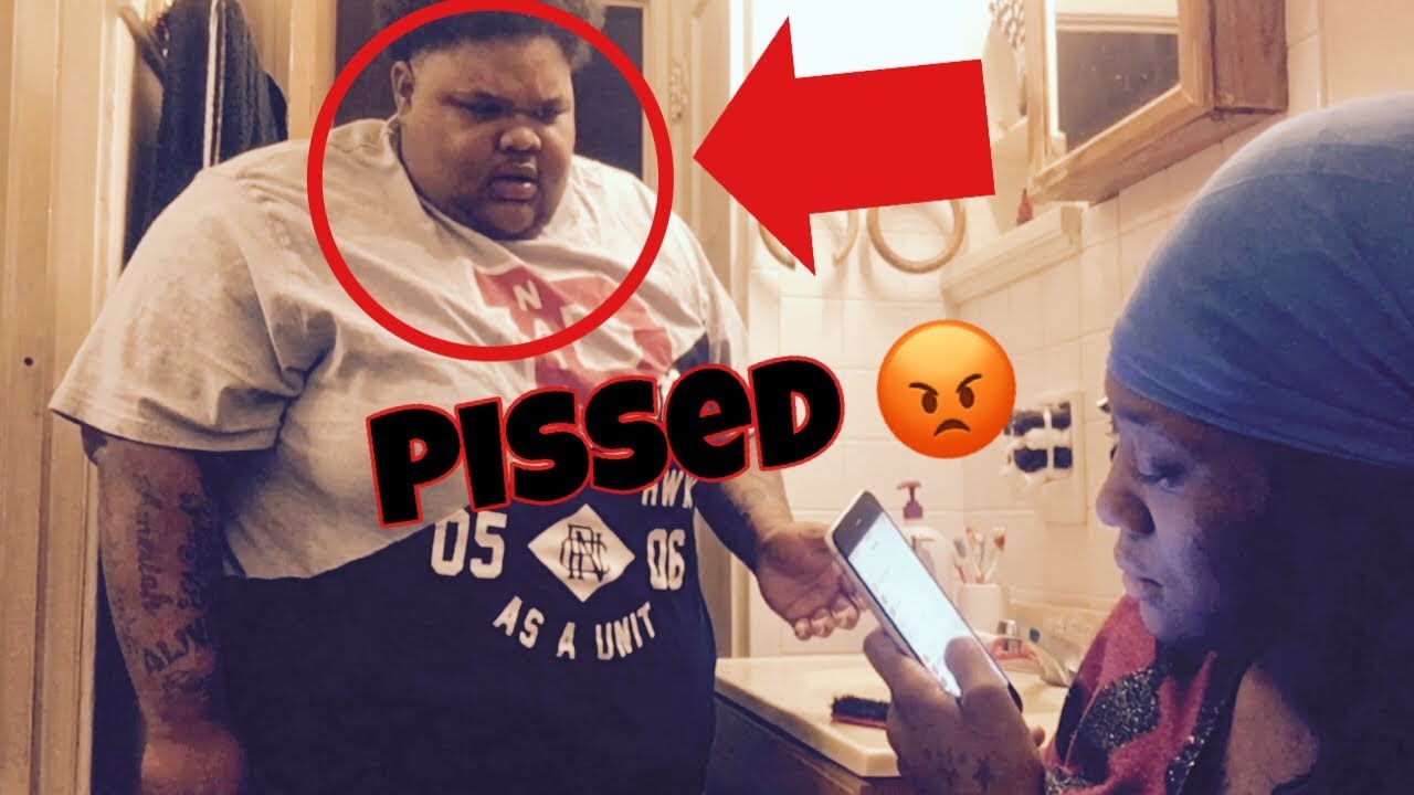 SNEAKING ON THE PHONE PRANK (SHE LOST IT)