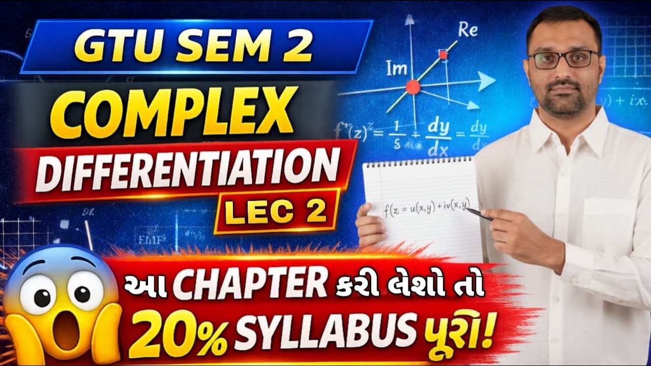 GTU - SEM -2-MATHS - COMPLEX NUMBER