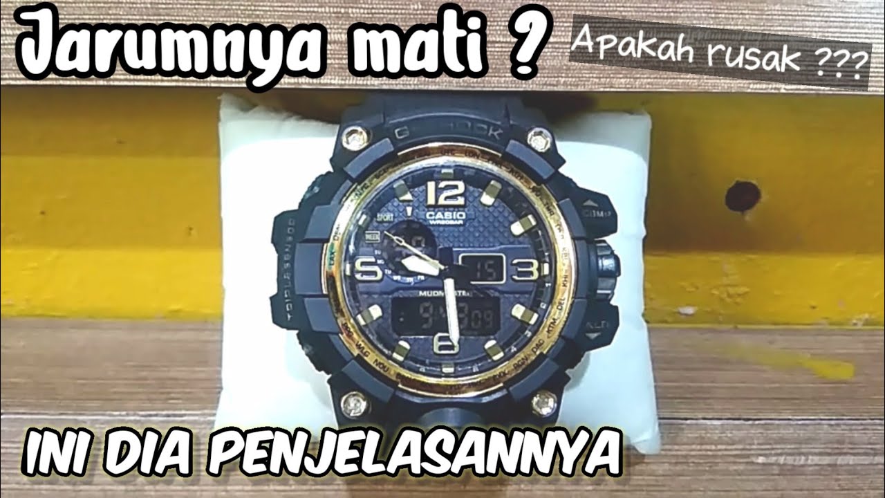 kenapa jam tangan G-SHOCK sering mati sendiri analog nya ? ini dia penjelasannya !!!