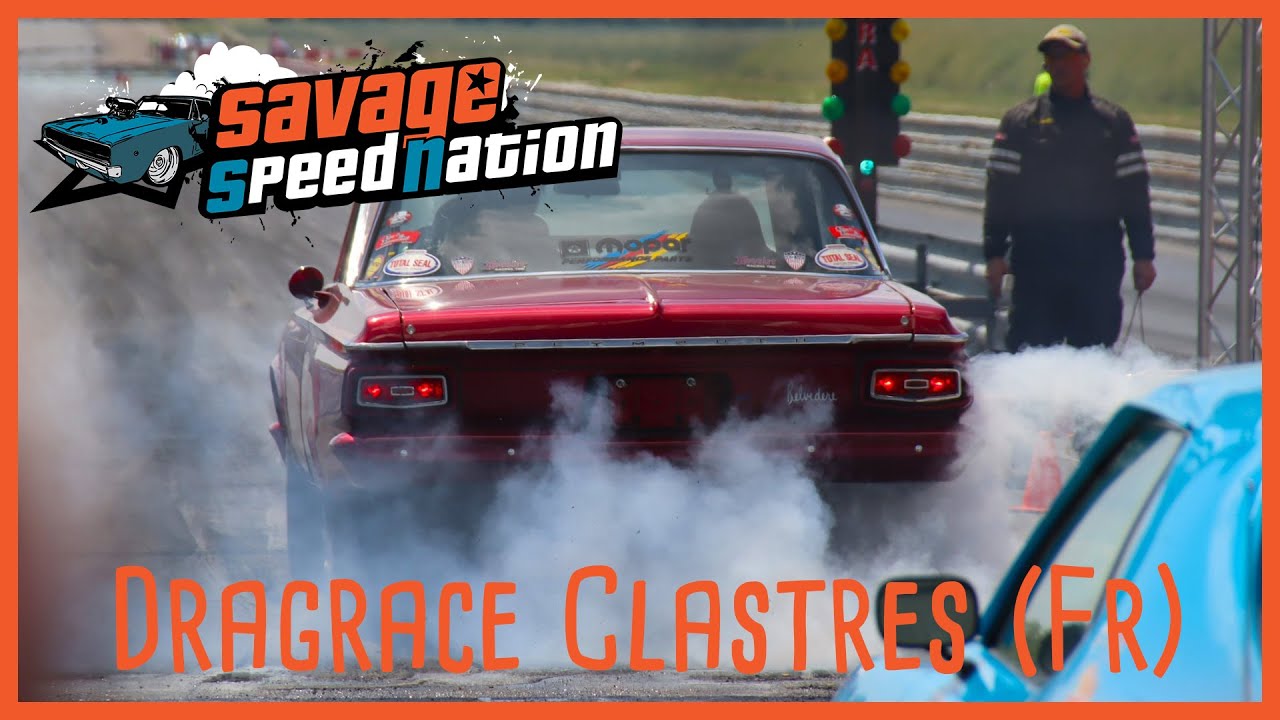 A day at: 17e Association Trophée DRAGSTER Clastres (FR). European dragrace competition. Dragway.