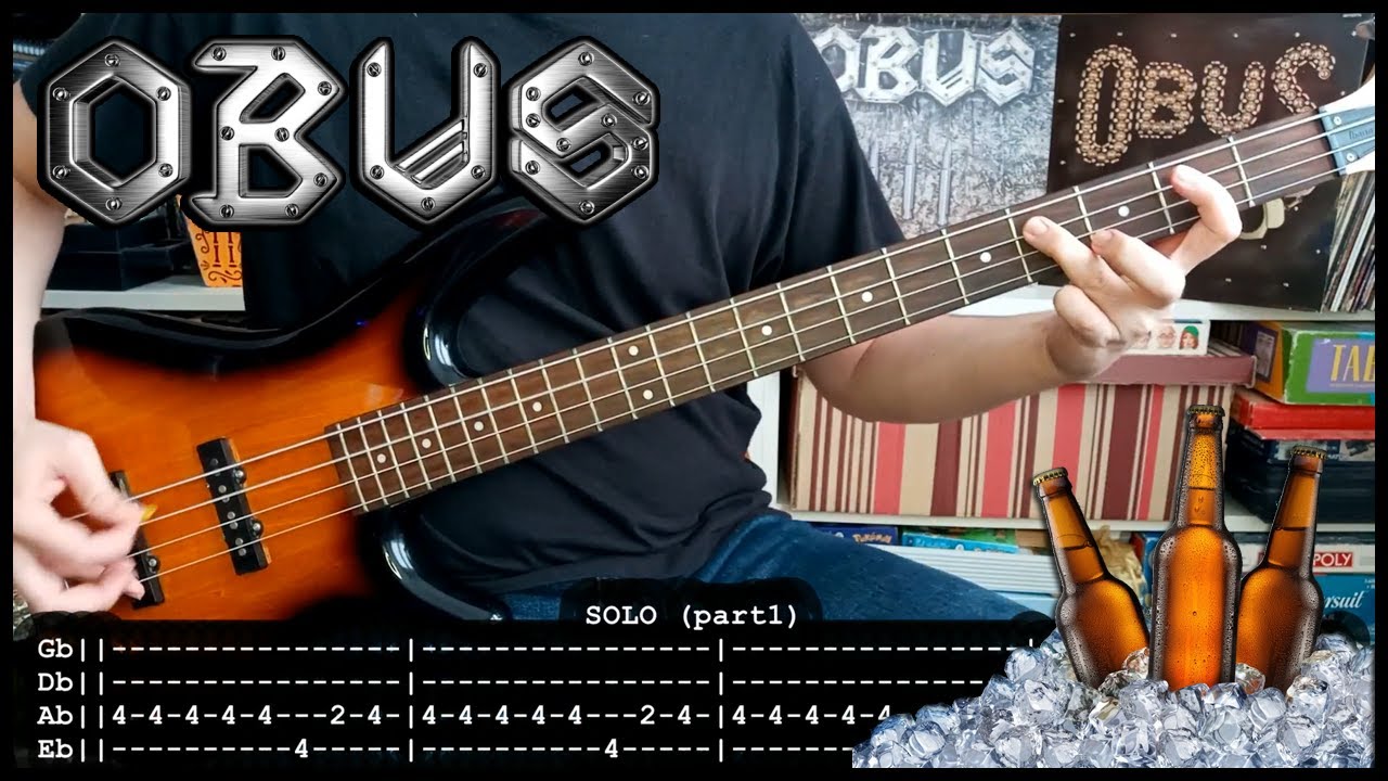 OBUS - Esta ronda la paga Obús 🍻 (BASS TABS) [lyrics + PDF]