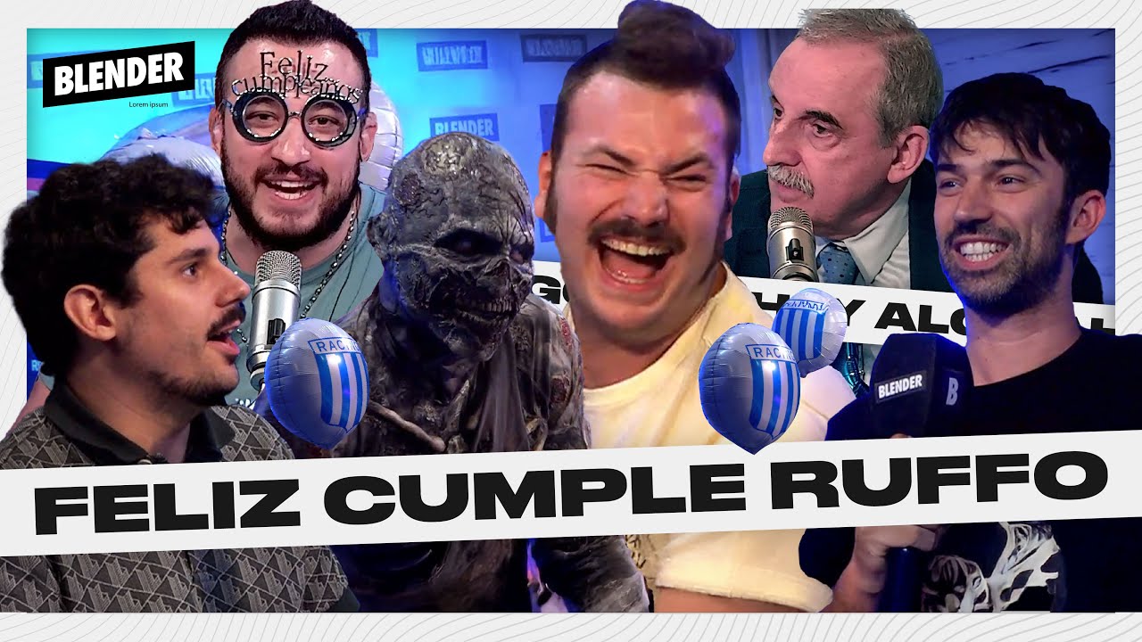 EL CUMPLE DE RUFFO con LUQUITAS RODR&Iacute;GUEZ, PEPE ROSEMBLAT y MORENO | HAY ALGO AH&Iacute; | BLENDER