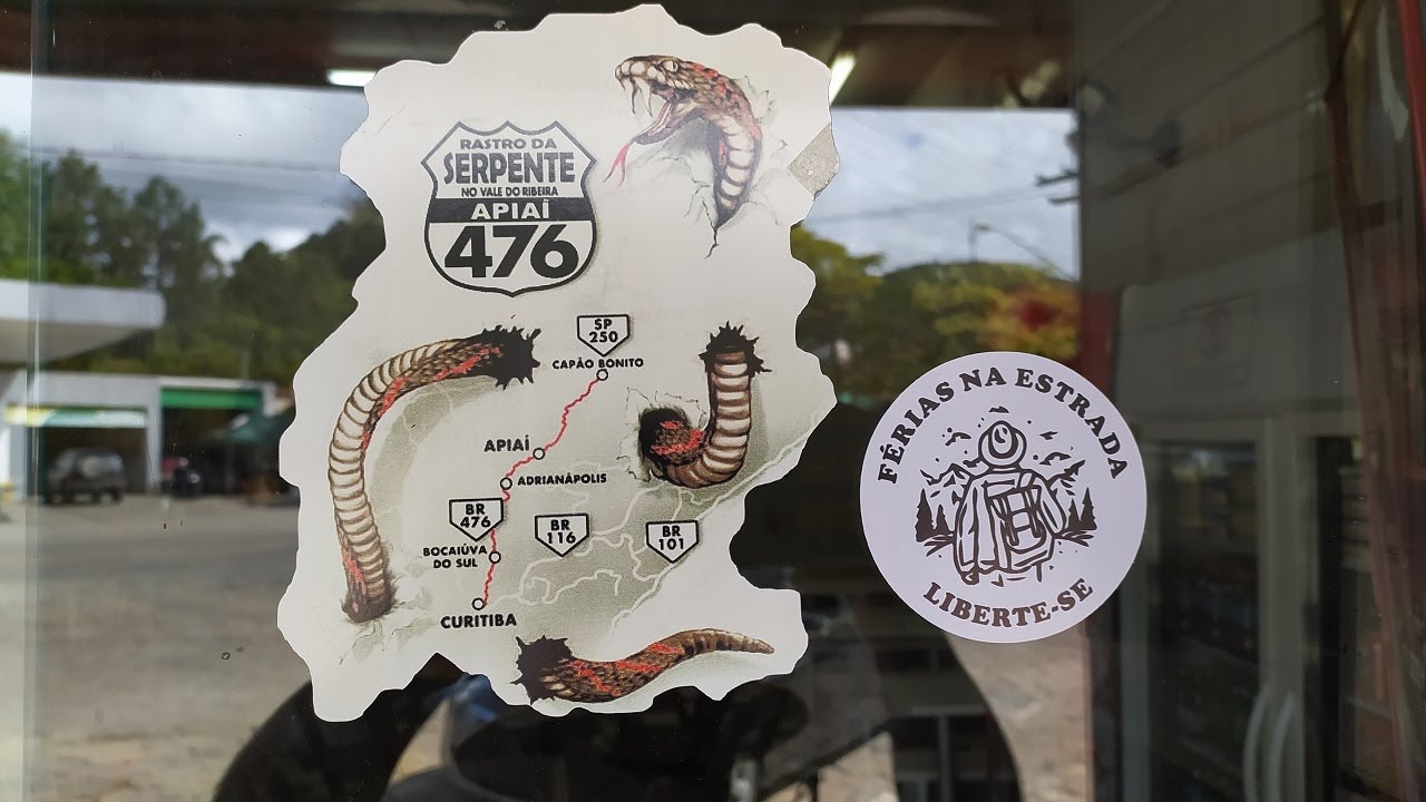 Rastro da Serpente, de Apiaí-SP a Curitiba-PR, 2022.
