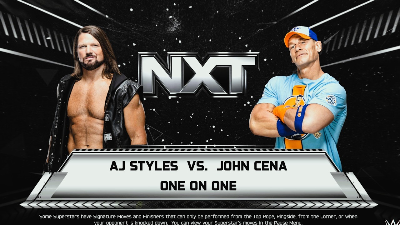 AJ STYLES VS JOHN QUICK FULL MATCH - WWE 2K25 GAMEPLAY - @GameOnHarsh #wwe #wwe2k25 #wweindia