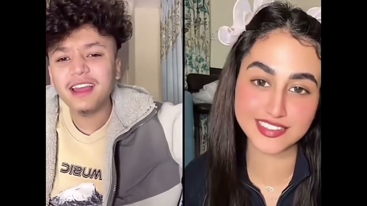 Aayoush And Alizeh New Tiktok Live || Such A Lovely Couple From Pakistan And Nepal 🌸❤️